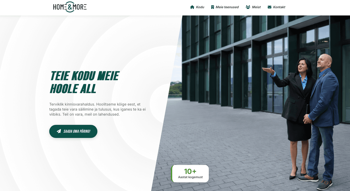 Corporate Website for Home&More