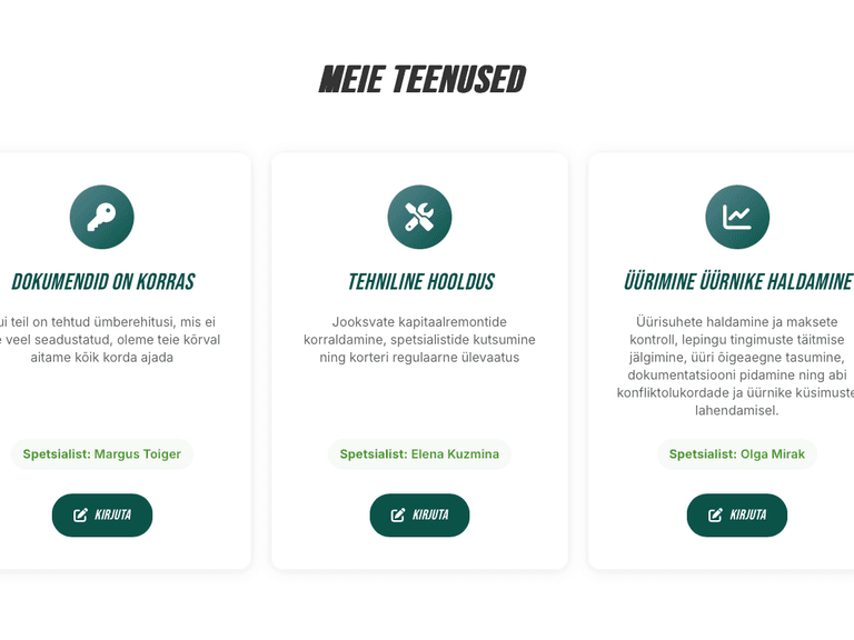 Corporate Website for Home&More