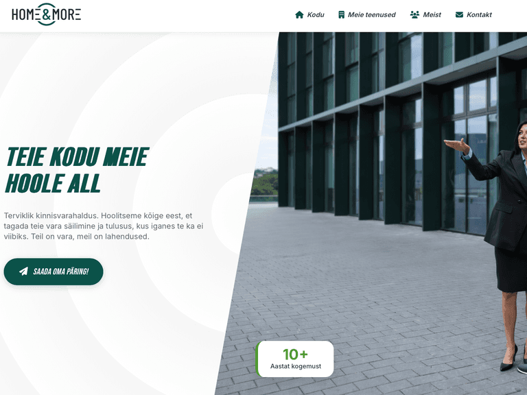 Corporate Website for Home&More